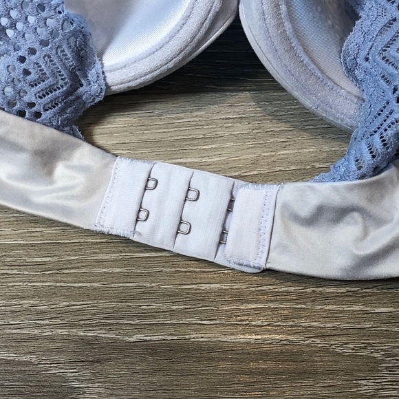 Aerie Sunnie Full Coverage Light Blue Lace Underwire Bra Womens Size 34C - Picture 5 of 6